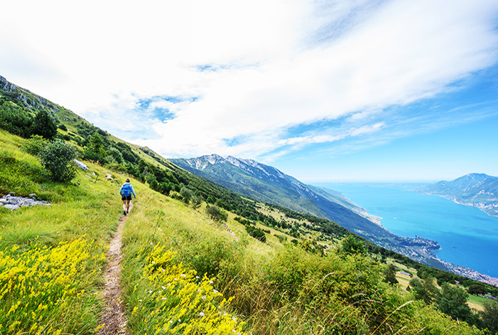 Gönguferð um Gardavatn