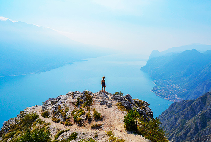 Gönguferð um Gardavatn